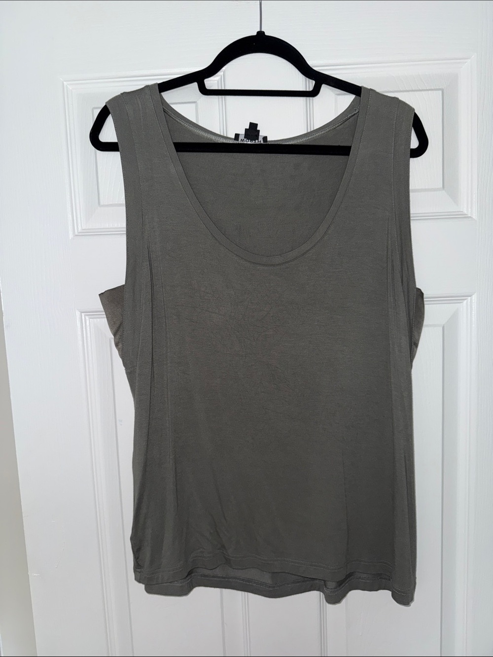 Worth Scoop Neck Tank Top - Gray